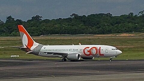 Boeing 737 MAX 8 PR-XMI pousa em Manaus vindo de Brasília