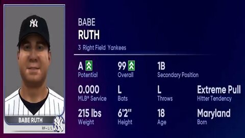 How To Create Babe Ruth MLB 22