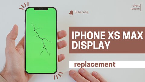 APPLE, XS Max, lcd, screen, display, replacement, repair video