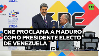 El CNE proclama a Maduro como presidente electo de Venezuela