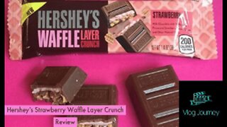 Hershey's Strawberry Waffle Layer Crunch Review