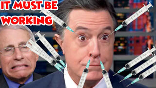 Triple Vaxxed Stephen Colbert Gets Covid Twice In Three Weeks