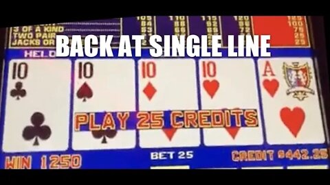 Double Double Bonus 25 bet #VIdeoPoker