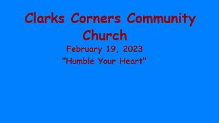 02/19/2023 Humble Your Heart
