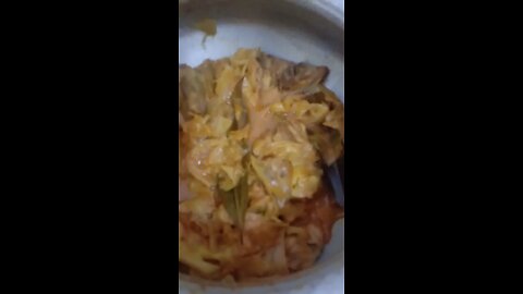 chicken meat 🐔 with cabbage #trending #viral #reels# video