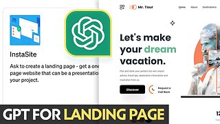 ChatGPT InstaSite Plugin Integration & Create a Landing Page | Tutorial