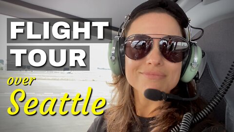Flight Tour over Seattle in an ATOMIC helicopter! [MV FREEDOM]