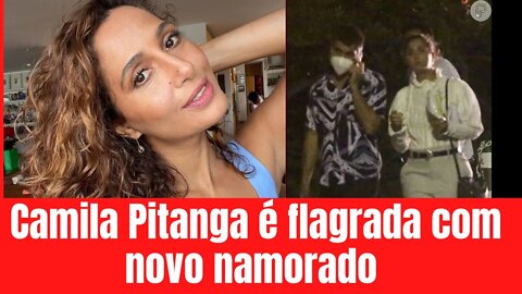 Camila Pitanga é flagrada com novo namorado em passeio familiar.