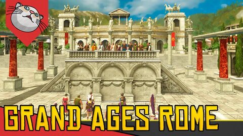 Construa Gloriosas CIDADES e LEGIÕES ROMANAS - Grand Ages Rome [Gameplay Português PT-BR]