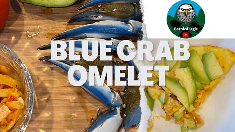 Fresh Blue Crab Omelet (catch & cook)