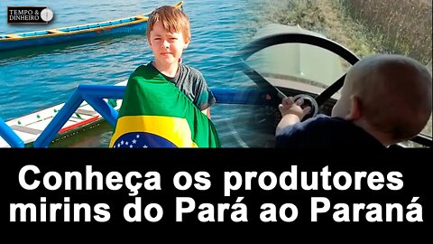 Brasil e o futuro no campo: conheça os produtores mirins do Pará ao Paraná
