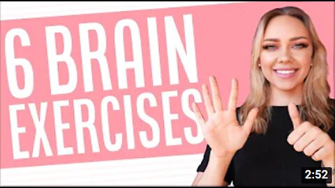 6 Brain Exercises for NEUROPLASTICITY