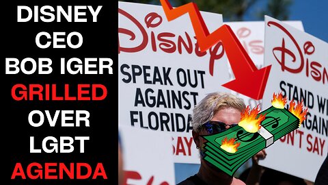 Woke-SJW Disney CEO Bob Iger Was Grilled On Disney’s Sodomite-LGBT Agenda