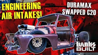 Engineering custom air boxes for our SUPERCHARGED DIESEL ’66 Chevy | BANKS BUILT Ep 30