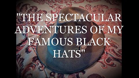 THE SPECTACULAR ADVENTURES OF MY FAMOUS BLACK HATS