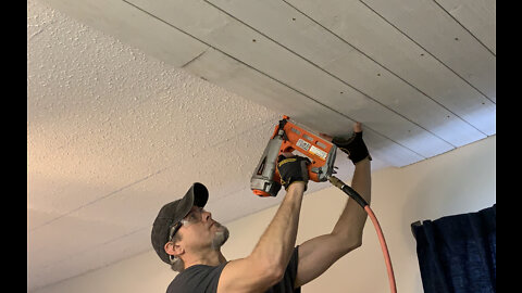 Install a Rustic Shiplap Ceiling