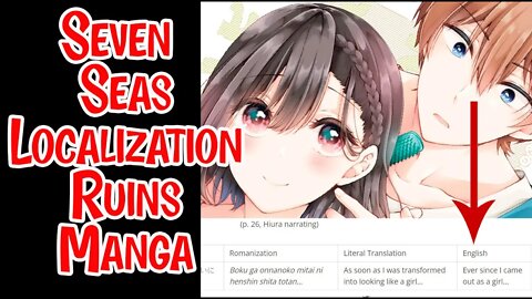 Seven Seas English Localization Ruins Manga - Changes Feminine Male Into A Transgender Girl