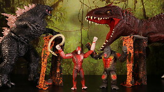 New Godzilla X Kong The New Empire Kong Vs Skar King Exclusive @Walmart #Unboxed Monsterverse Movie