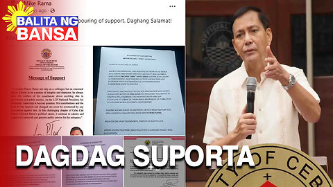 Cebu City Mayor Mike Rama, nakakuha ng dagdag suporta mula sa iba pang mga alkalde