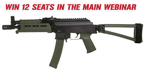 PSA AK-V 9MM MINI #2 FOR 12 SEATS IN THE MAIN WEBINAR