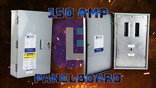 150A Power Panelboard, 3PH Main Breaker Panel, 18 Circuit, 480Y/277 (18) Breaker Slots