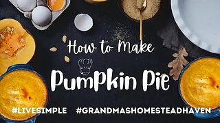 How to Make Homemade Pumpkin Pie - Super Easy #beginnerfriendly #homesteading #keto #lowcarb