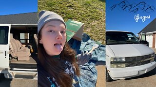 converting my 2003 chevy astro van : visual vlog