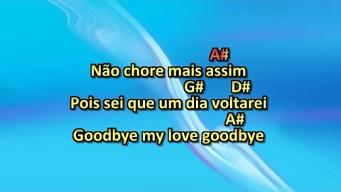 Wanderley Cardoso Goodbye My Love Goodbye karaoke playback