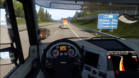 Euro Truck Simulator 2 Muatan Ringan 4 Ton Pohon Tujuan Kota Graz Austria DAF XF Tractor Head
