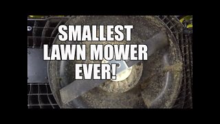 Tiny Small Cordless Mower Available at Home Depot