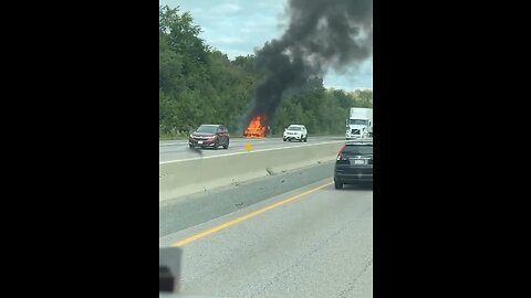 Vehicle Fire On Highway 401