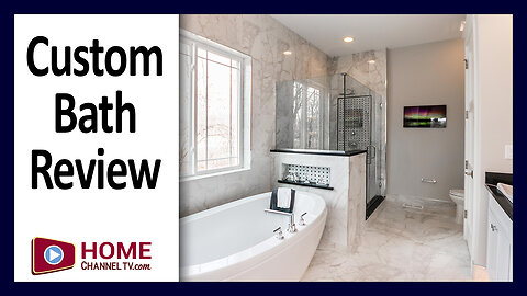 Custom Bathroom Design Toured with Builder - Beautiful Modern Finishes!