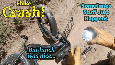 Mountain Ebike Ride - I crashed!