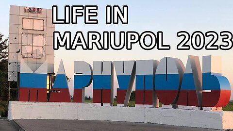 come si vive a Mariupol in RUSSIA 2023 Nuove case a Mariupol costruite dai russi vi mostrerò come la Russia ricostruisce questa città. GENNAIO 2023 residente di Mariupol che fa vedere i lavori