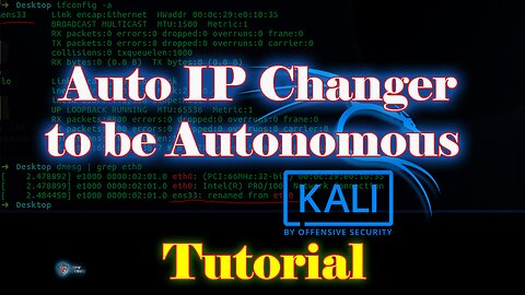 Automatically Change IP Address in every 10 Seconds in KALI