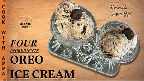 Oreo Ice Cream | Oreo Cookie Ice Cream | Oreo Heaven Ice Cream | Oreo Cookie Crunch #icecreamrecipe