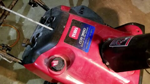 Toro CCR3650 Snowblower Carburetor Cleaning