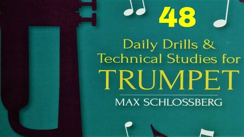 [TRUMPET TECHNICAL STUDIES] Max Schlossberg Intervals Drills for Trumpet 048