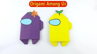 Origami Among Us Game - Easy Paper Crafts