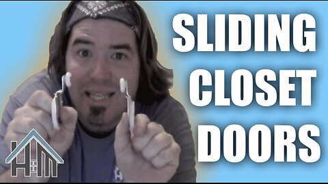 How to install, replace slider closet doors and track. Easy! Home Mender.