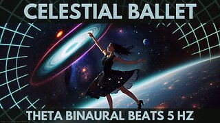 1 Hour of Relaxing Music for REM Sleep in the galaxy, Theta binaural beats 5 Hz
