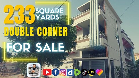 233 Square Yards - Ground +1 - Corner 3 Years Used House - Sector R - Gulshan e Maymar