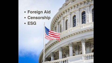 Foreign Aid, Censorship and ESG