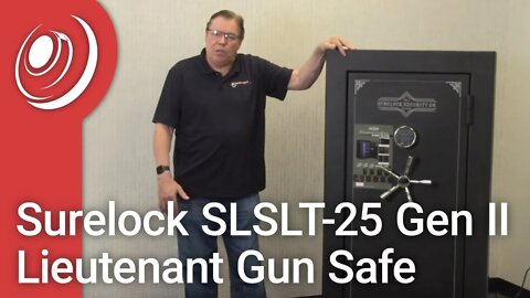 Surelock SLSLT-25 Gen II Lieutenant Gun Safe with Dye the Safe Guy