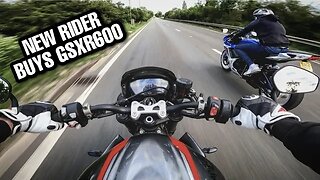 Motovlog EP02 - Beginner Rides His New Suzuki GSXR600