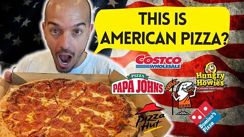 Cuban Tries AMERICAN PIZZA! - RANKS on First Try