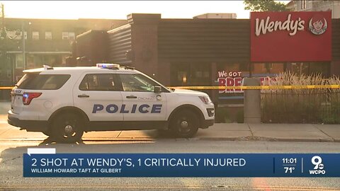 Police: 2 shot at Cincinnati Wendy's, 1 in critical condition