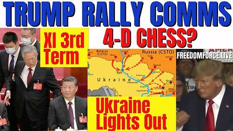 Trump Rally Robstown - 4D Chess, Xi Term for Life, Ukraine, Ezekiel 37 10/23/22