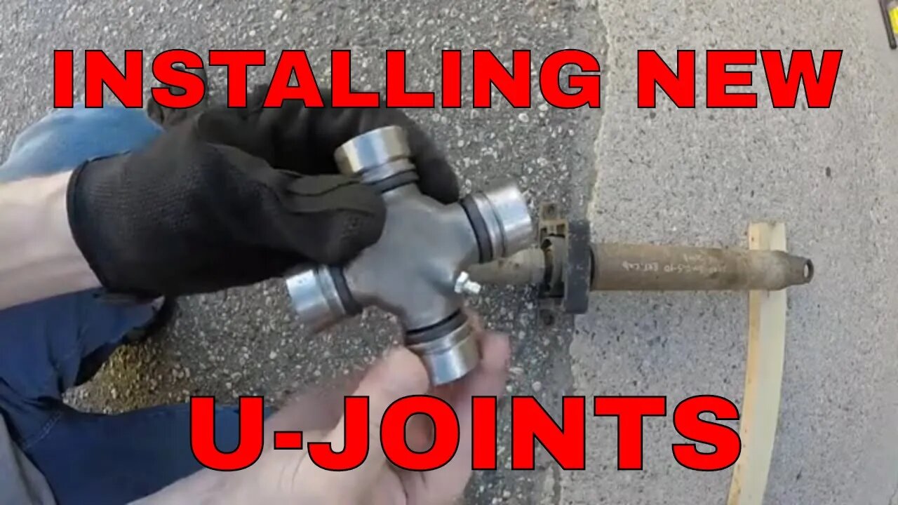 2002 CHEVY S10 DRIVE SHAFT/UJOINT PROBLEMS (PART 4) INSTALLING NEW U