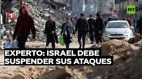 Experto: Israel debe "suspender definitivamente" sus ataques, ya que sus acciones son "genocidio"